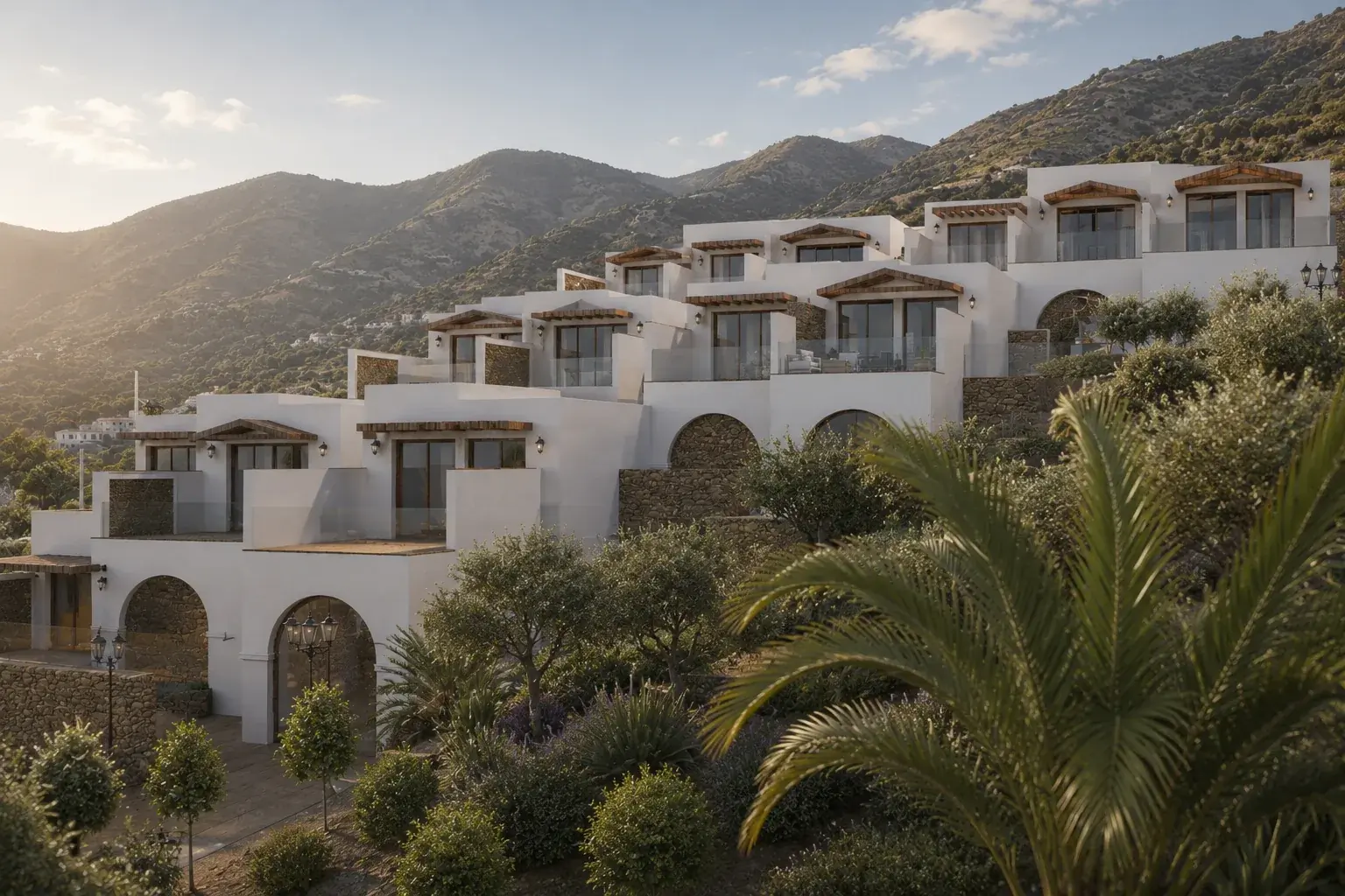 La Roca Serena hotel exterior spatial architectural visualization by Khalil Grouz